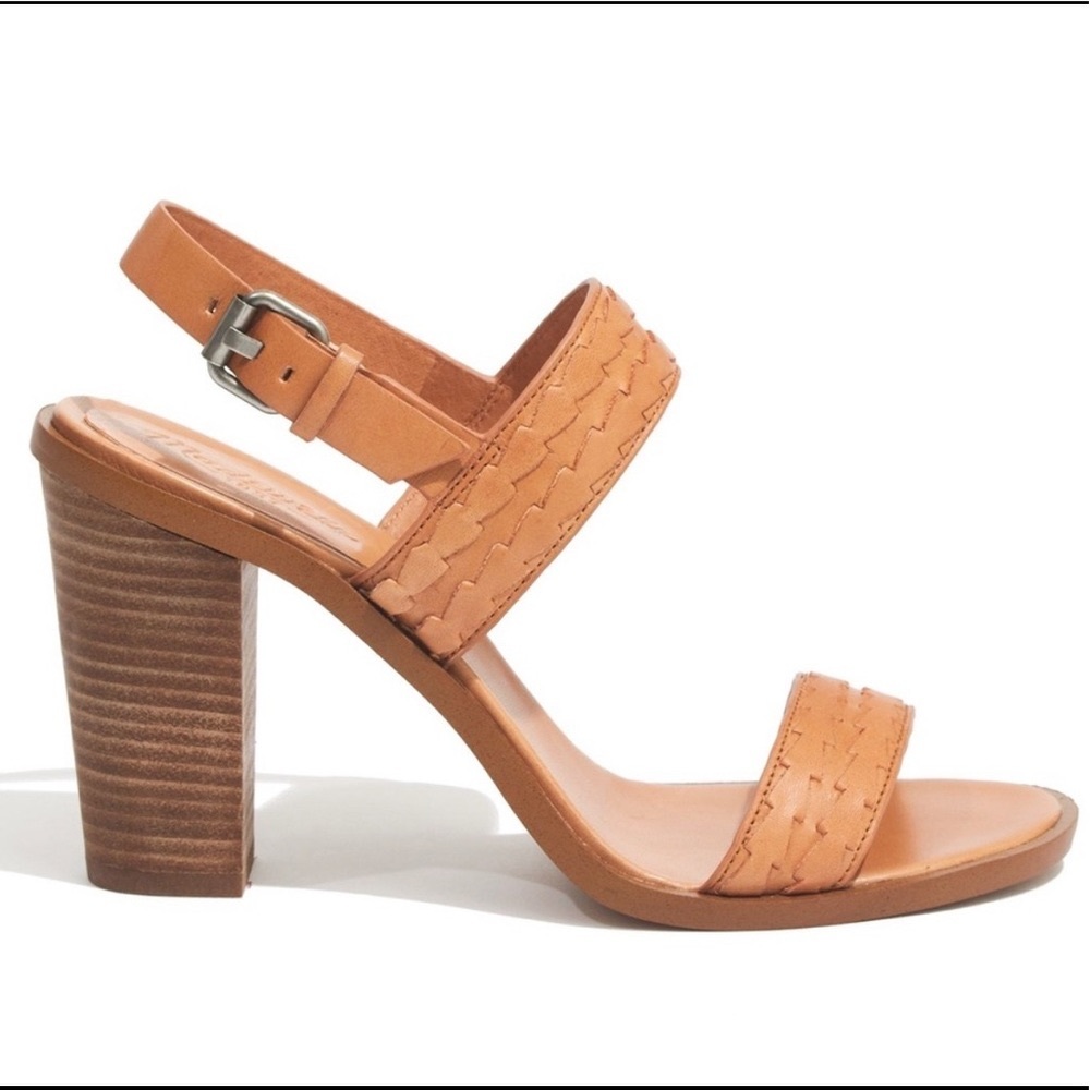 Madewell Hutton Heel Leather Sandals